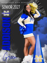 Load image into Gallery viewer, 2027 McEachern Cheer Banner 3 ft. x 4 ft.