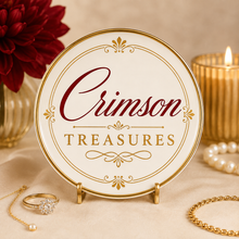 Load image into Gallery viewer, Jewelry Dish Crimson Treasure - Delta Sigma Theta