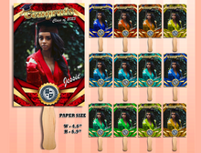 Load image into Gallery viewer, Personalized Graduation Fans