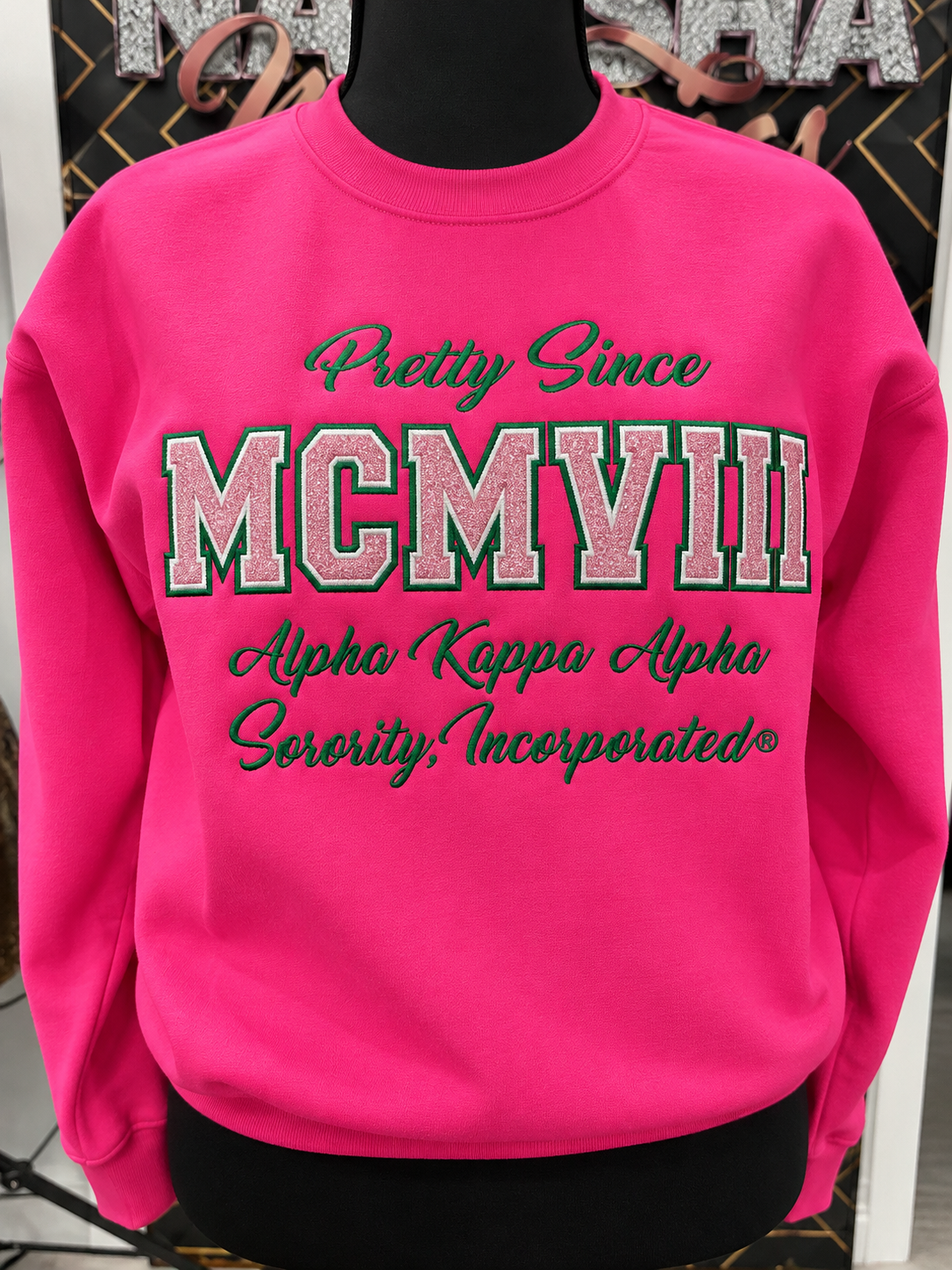 MCMVIII - 1908 Embroidered Sweatshirt