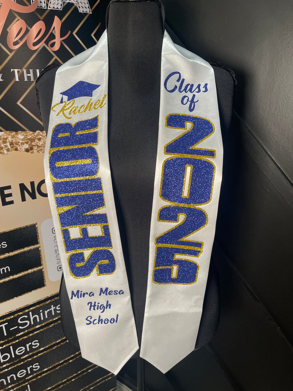 Custom Graduation Stole Class of 2026 Graduation Stole 26 Grad Stole