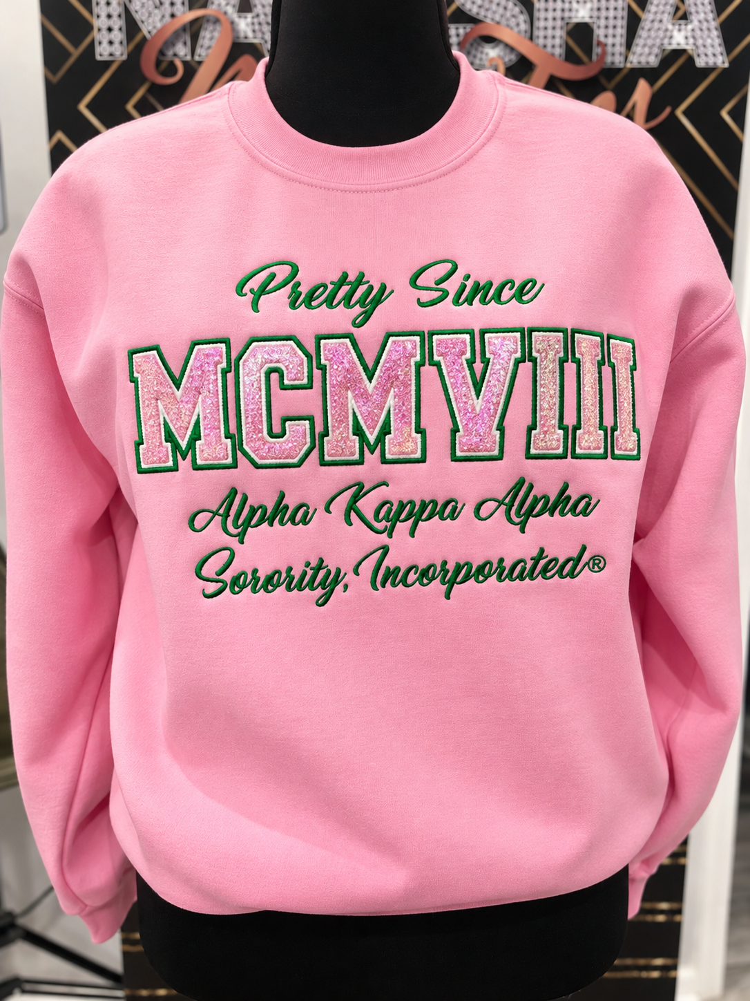 MCMVIII - 1908 Embroidered Sweatshirt