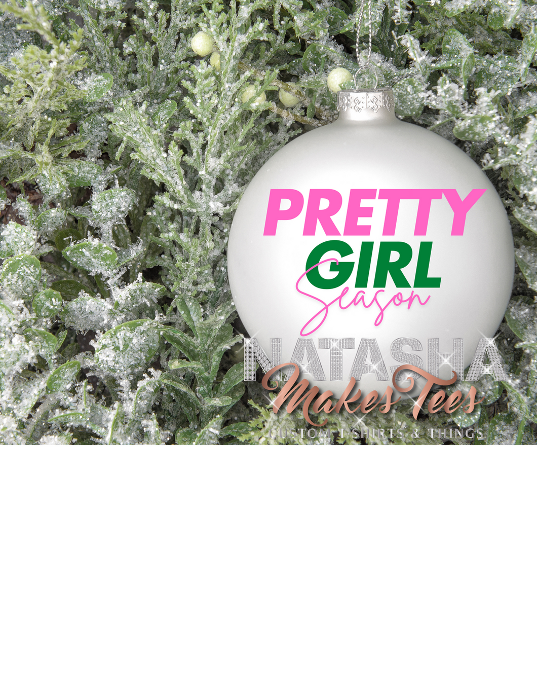 Pretty Girl Season Ornament