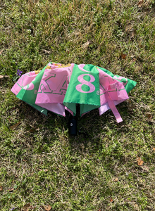 Alpha Kappa Alpha Auto Open Folding Umbrella (compact)