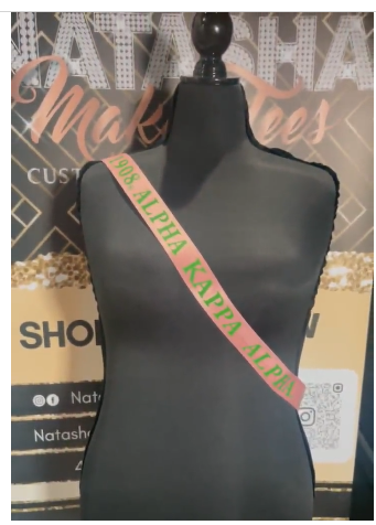 Alpha Kappa Alpha Crossbody Purse or Phone Strap