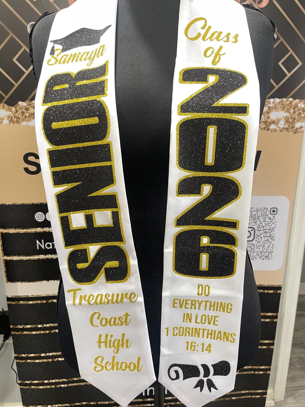 Custom Graduation Stole Class of 2026 Graduation Stole 26 Grad Stole