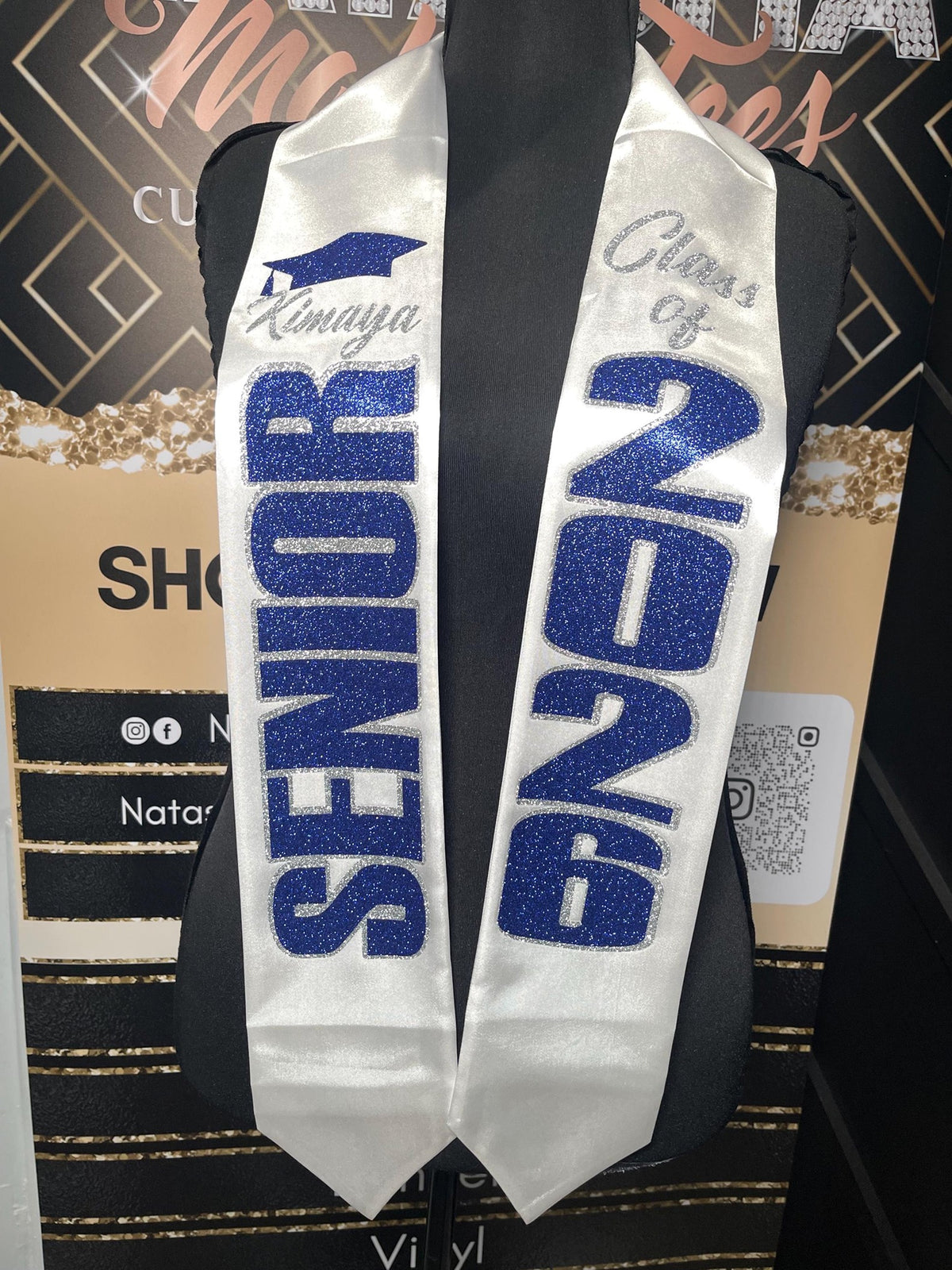Custom Graduation Stole Class of 2026 Graduation Stole 26 Grad Stole