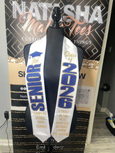 Load image into Gallery viewer, Custom Graduation Stole Class of 2026 Graduation Stole 26 Grad Stole