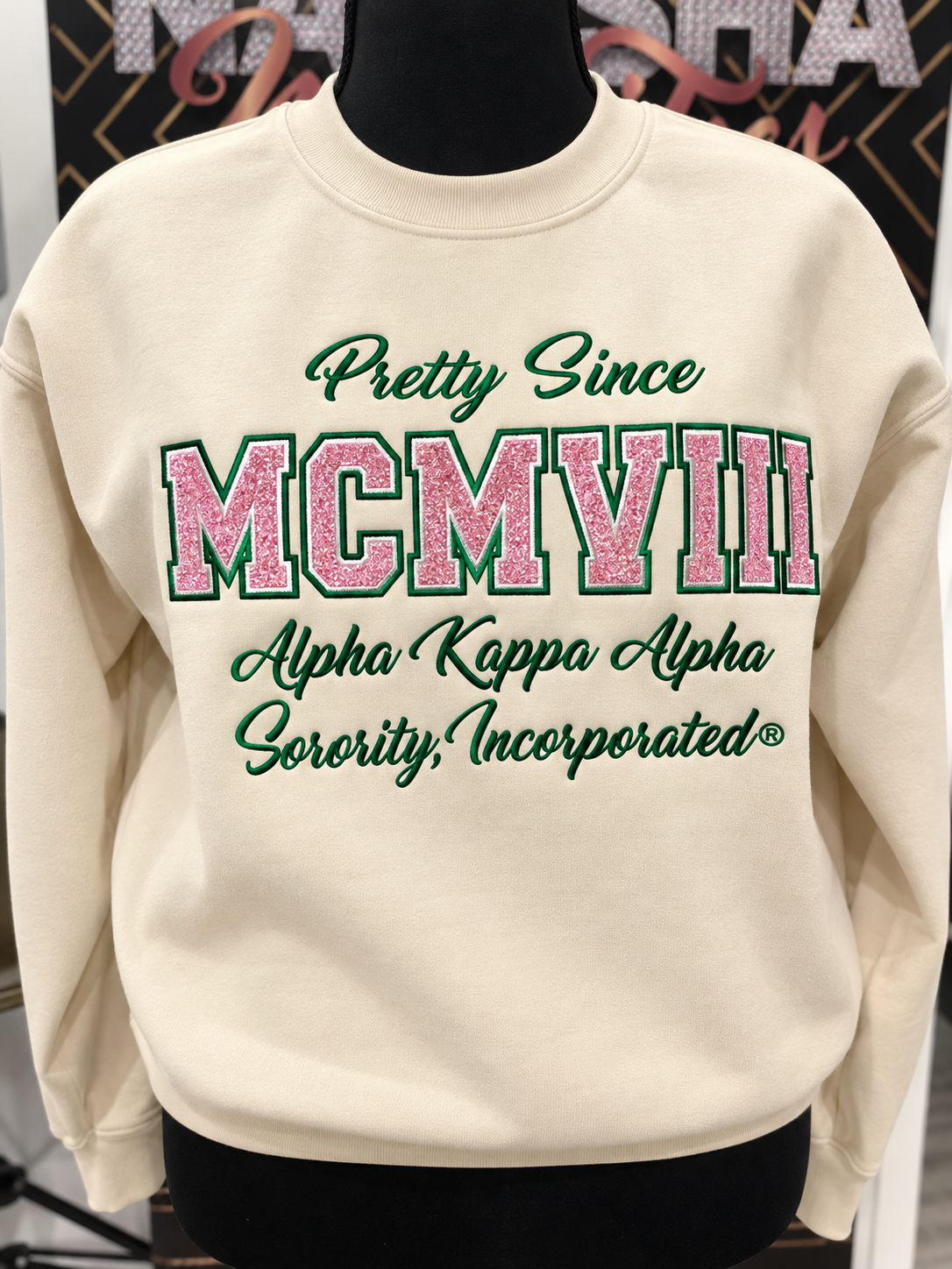 MCMVIII - 1908 Embroidered Sweatshirt