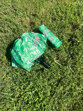 Load image into Gallery viewer, Pink and Green Sorority Umbrella Greek Paraphernalia Gift for Probate Crossing Chapter Gift