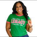 Alpha Kappa Alpha Embroidered Shirt: AKA Legacy