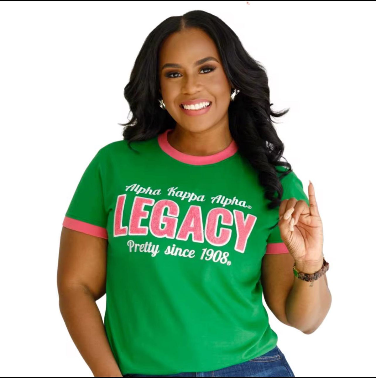 Alpha Kappa Alpha Embroidered Shirt: AKA Legacy