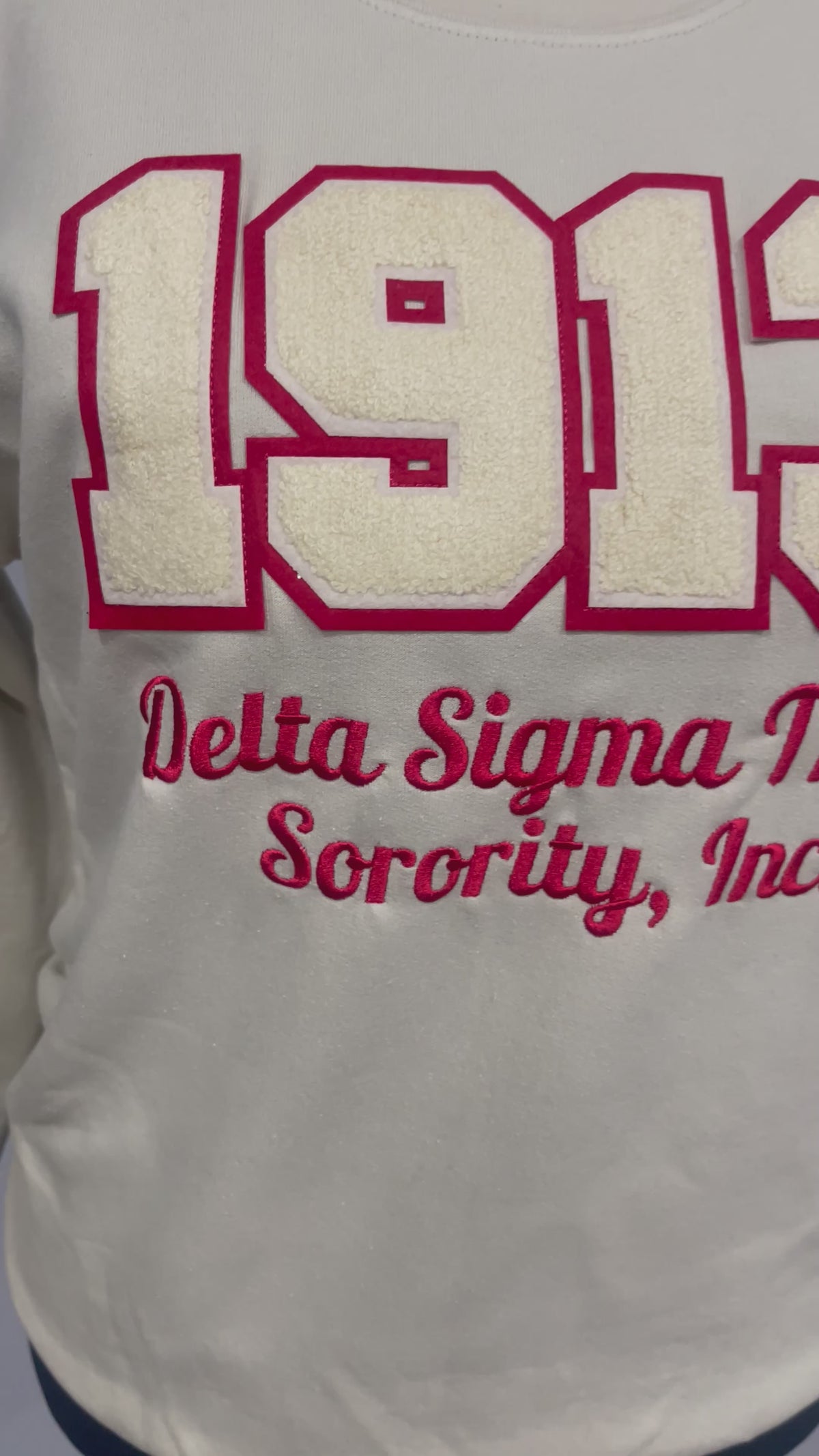 Delta Sigma Theta, 1913 Chenille Patch and Embroidered