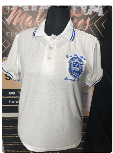 ZETA PHI BETA SORORITY POLO SHIRT